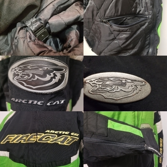 Arctic Cat Arcticwear Snowmobile Jacket Spellout Wearable Liner Size Woman's M - Picture 5 of 12